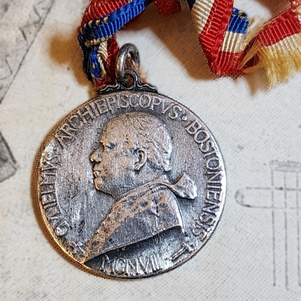 1908 Cardinal Wm O'connell Archbishop Of Boston 100th Anniversary of  Diocese